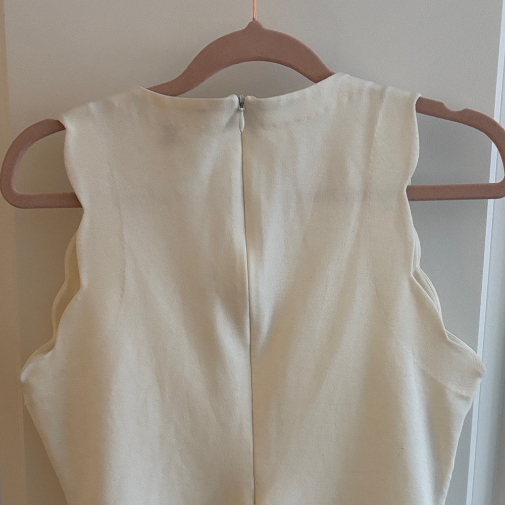 For Love And Lemons Cream Scalloped Mini Dress - Picture 5 of 7